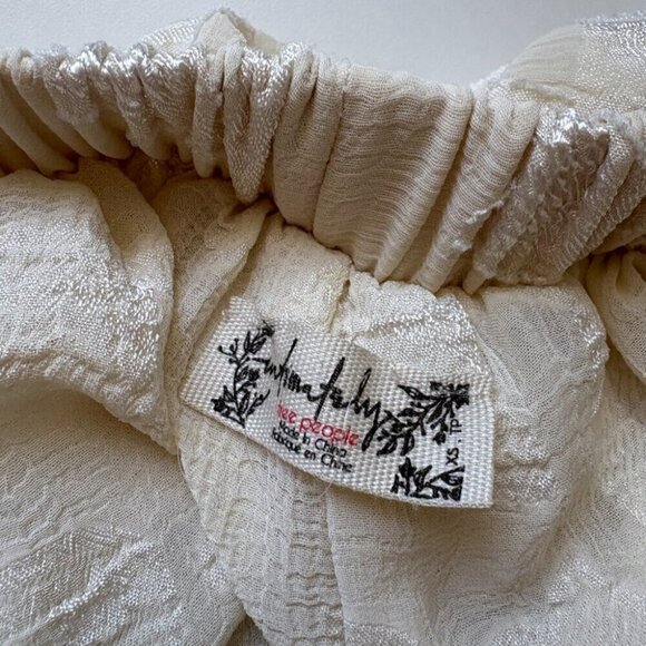 Free people Love Story 2-Piece Lounge Short + Tank Set Cream White Size XS - Picture 10 of 11